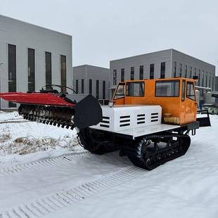 大型滑雪场雪道压雪机 雪场履带破冰机推雪车 雪场整平压雪车