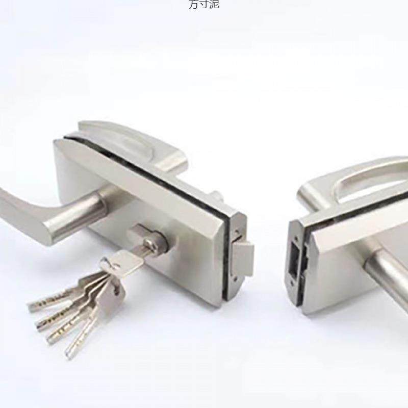 新中式不锈钢平口缺口锁办公室玻璃门锁单开防爆安全隔断锁,电子元器件市场,其它元器件,淘宝优惠券,粉丝福利购,淘宝优惠卷