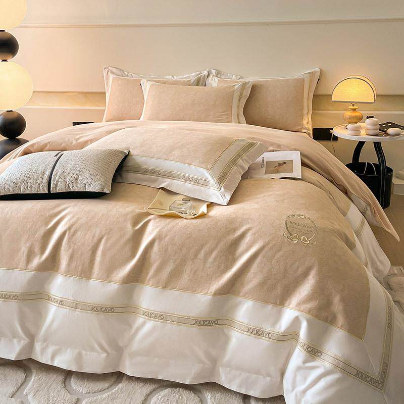 母婴级A类加厚纯棉磨毛四件套柔软秋冬100S加厚裸睡长绒棉四件套