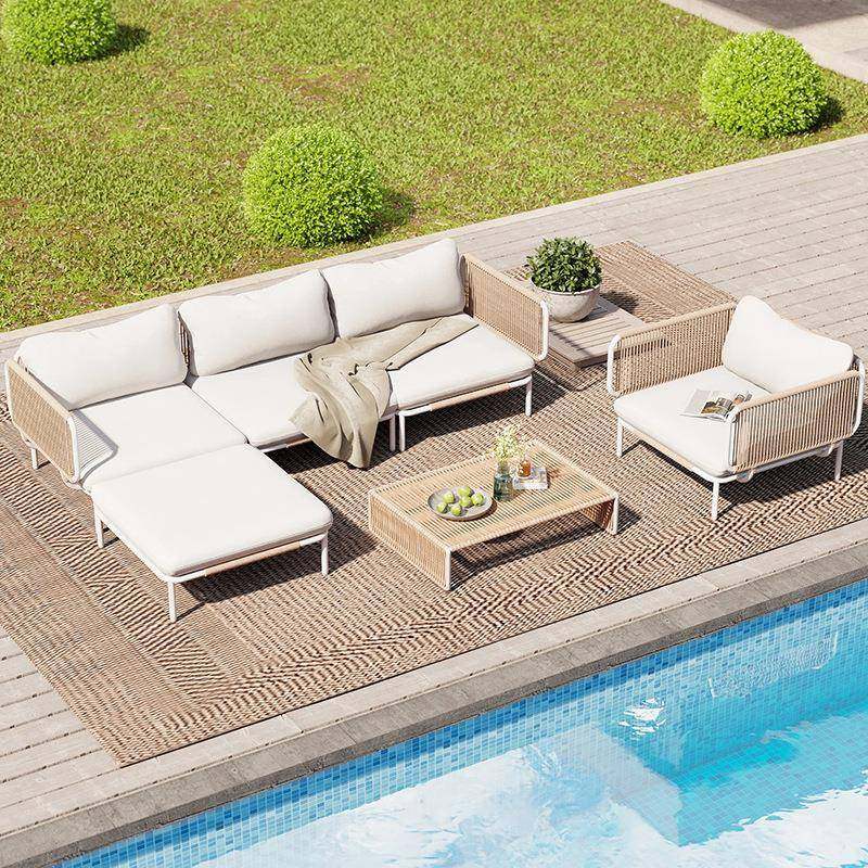 户外庭院别墅园林高档编藤沙发座椅阳光房露台外摆沙发茶几组合,电子元器件市场,其它元器件,淘宝优惠券,粉丝福利购,淘宝优惠卷