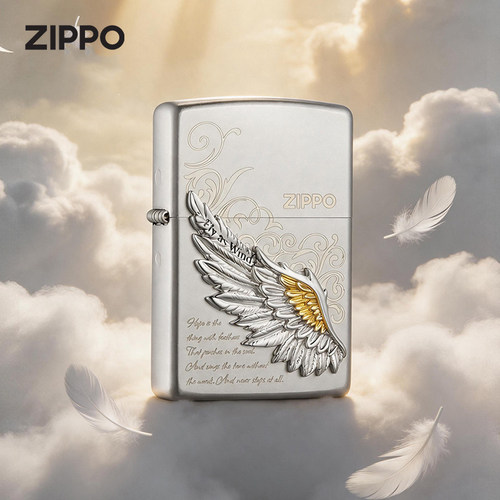 Zippo防风煤油打火机官方正品狂热羽翼生日七夕礼物送男友男士