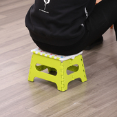 瀛欣儿童折叠凳子便携卡通小板凳家用塑料椅子换鞋 坐矮凳户外马扎