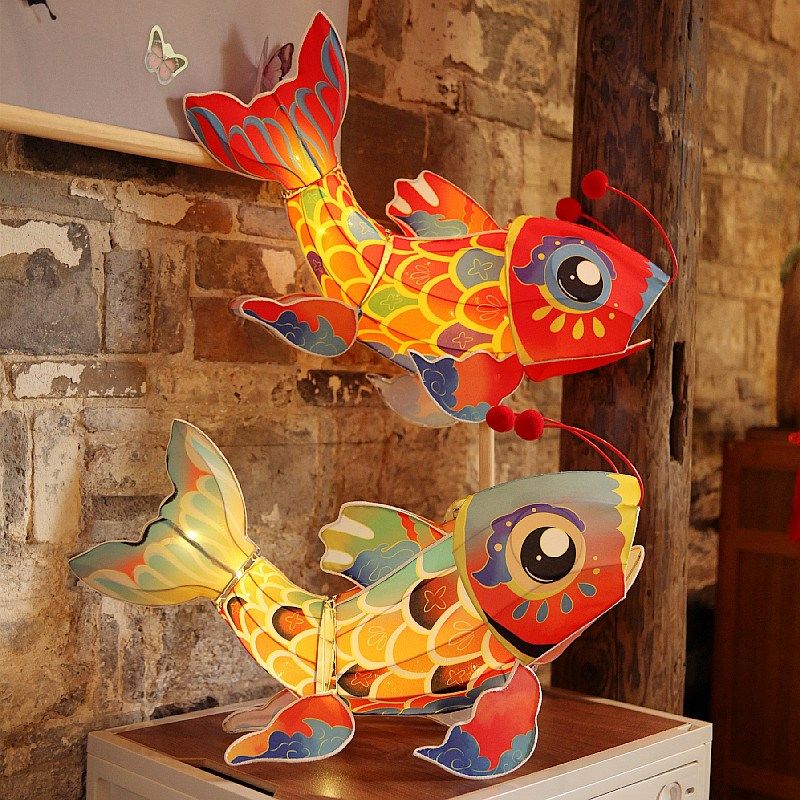 非遗文化锦鲤鱼灯笼成品活动摆尾手持舞鱼金鱼发光花灯宫灯端午节,节庆用品/礼品,花灯,淘宝优惠券,粉丝福利购,淘宝优惠卷