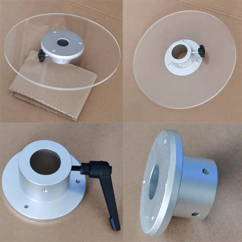 载带包装机弹簧压盘铝合金挡料盘亚克力盘粘带固定挡板麦拉片挡圈