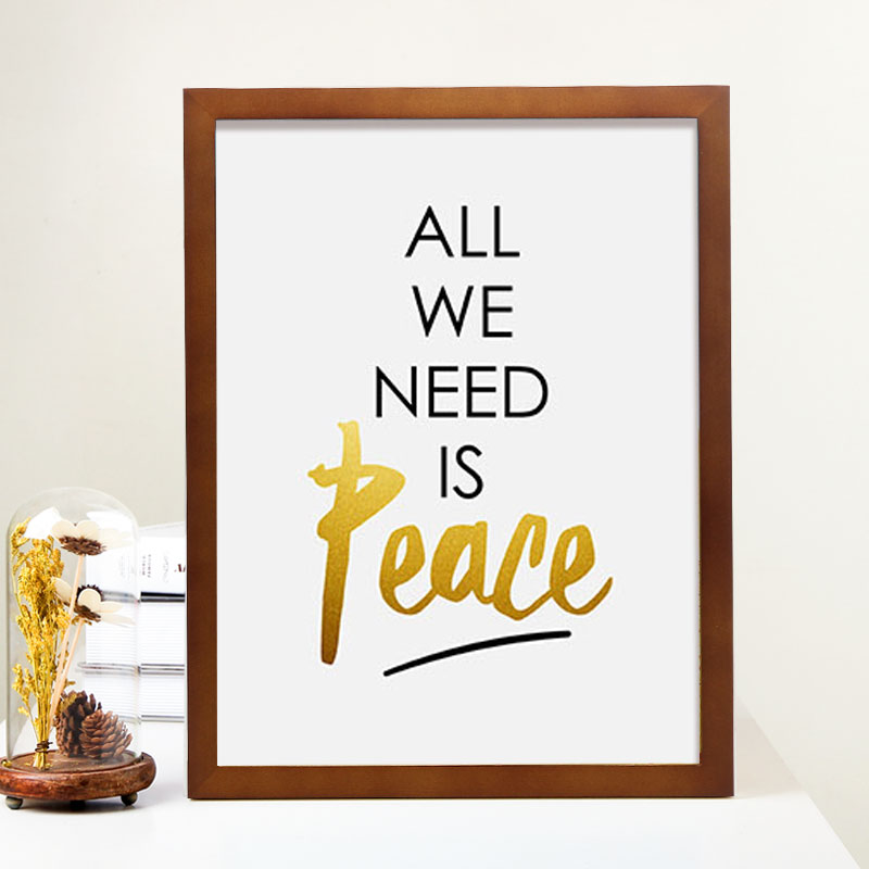 实木相框创意挂墙摆台diy儿童手工拼图1000片装裱30寸十字绣画框