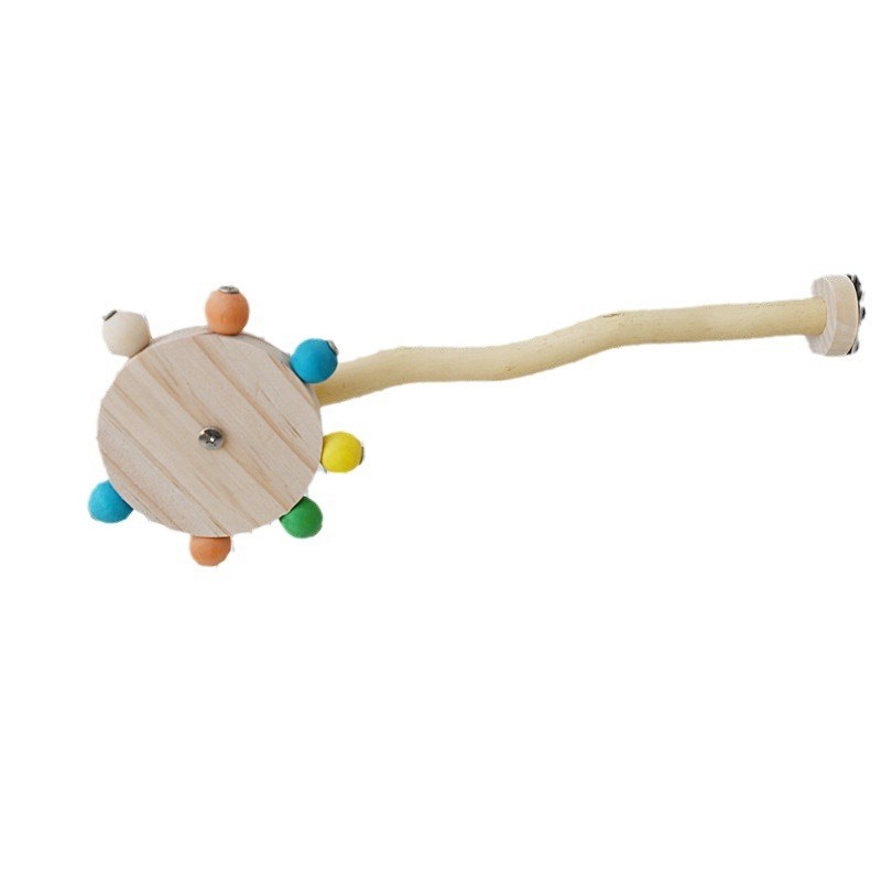 站架鹦鹉空中旋转风车飞碟鸟玩具棒杆杠益智玩耍虎皮牡丹笼子用品