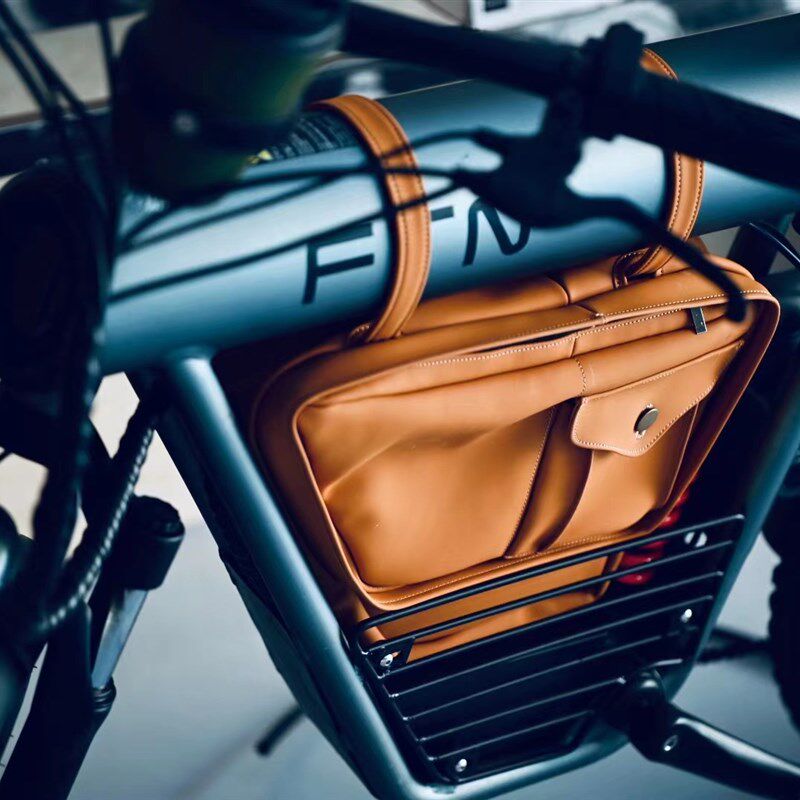 周蜀黍FTN电动车自行车中置电池坐垫包复古改装配件新款防水防晒