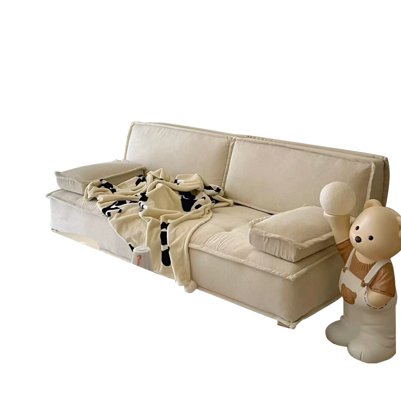 日式奶油风沙发床客厅小户型可拆洗折叠可变床两用多功能伸缩抽拉