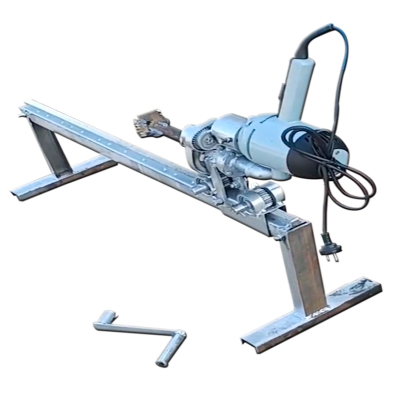 马路穿越横向小型钻井机自动电动打井钻洞挖井工程打眼成套设备机