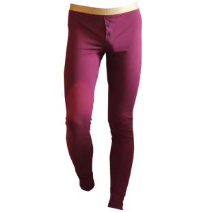 线裤 纯棉单件青年紧身薄款 修身 衬裤 性感打底潮 男士 低腰保暖裤 秋裤