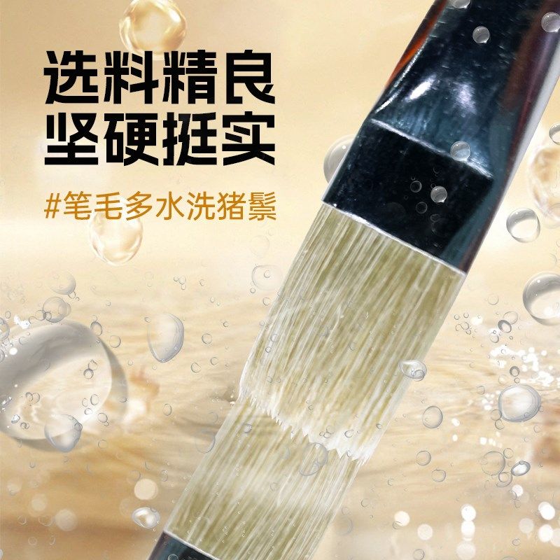 贝碧欧水彩画笔水粉丙烯油画颜料画笔平头尖头圆头猪鬃尼龙画刷排,文具电教/文化用品/商务用品,水粉/水彩/油画专用笔,淘宝优惠券,粉丝福利购,淘宝优惠卷