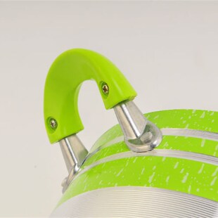 10件套铝制彩色汤锅不粘炒锅奶锅深平底锅带透明玻璃盖带把手