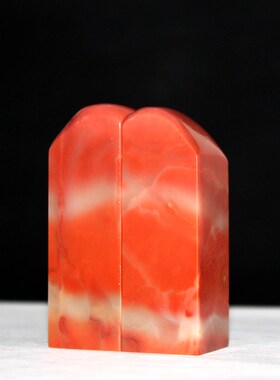 老挝石芙蓉寿山石对章同心对章书法字画珍藏精品情侣结婚七夕礼品