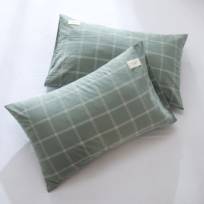 全棉枕套一对装48x74纯棉枕头套40x60幼儿童学生枕芯套小号30x50