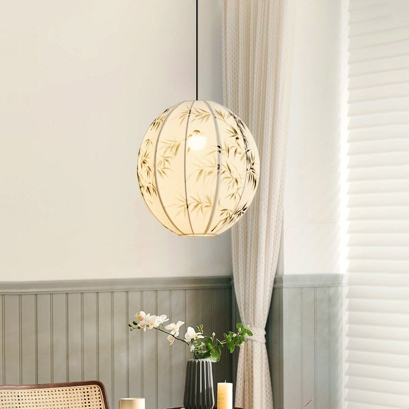 日式新国风布艺吊灯禅意古风复古新中式茶室民宿卧室餐厅灯笼灯,家装灯饰光源,床头/玄关/吧台/过道吊灯,淘宝优惠券,粉丝福利购,淘宝优惠卷