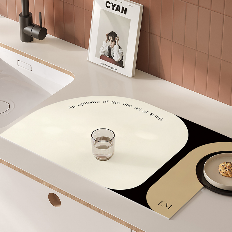 厨房洗手台碗筷沥水垫速干吸水