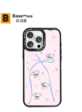 贝司魔【Wind Rises】联名卷毛小狗适用于苹果iPhone15promax卡通17Pro全包防摔潮酷苹果16Pro保护套17手机壳