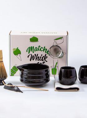 定制陶日式风22829瓷茶具配抹件抹茶碗装茶筅托茶工具点茶套套组