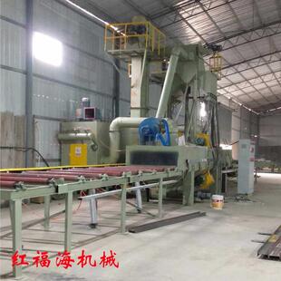 网带式打沙机铝型材去涂层喷砂机全自动上下料通过式抛丸机制造商