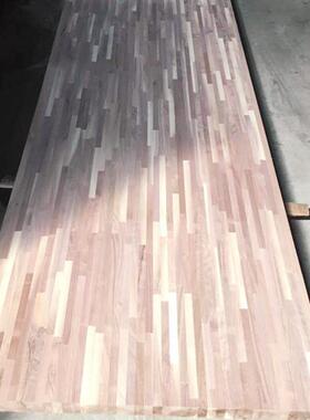 厂家直美国OBX销黑胡指接板台桃面板实家木木板条整板具批量定制