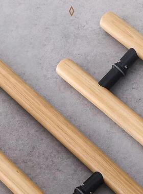 玻璃拉门手实木24915门把手简易大门原拉手木推拉门有框门现代木