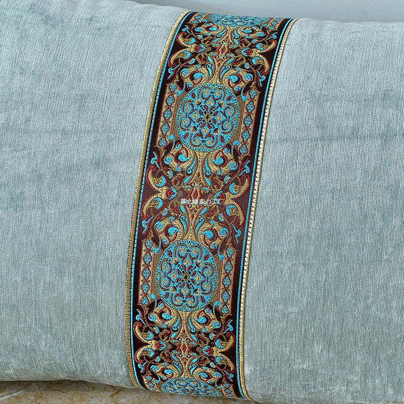 现代中式抱枕长方形套加大床头沙芯含发靠垫客厅家用MSDLZZOO椅子