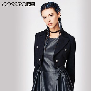 新款 外搭开衫 高端百搭长袖 配裙子西装 上衣 短款 外套女2024年秋冬季