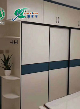 郑州露水河实木衣柜移门衣柜 推拉门卧室家具 全屋定制整体大衣橱