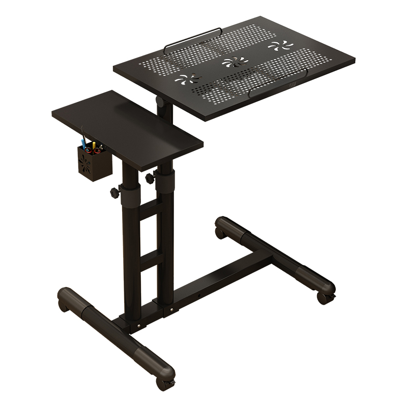 简易笔记本电脑桌懒人床上书桌家用床头折叠桌升降可移动床边桌