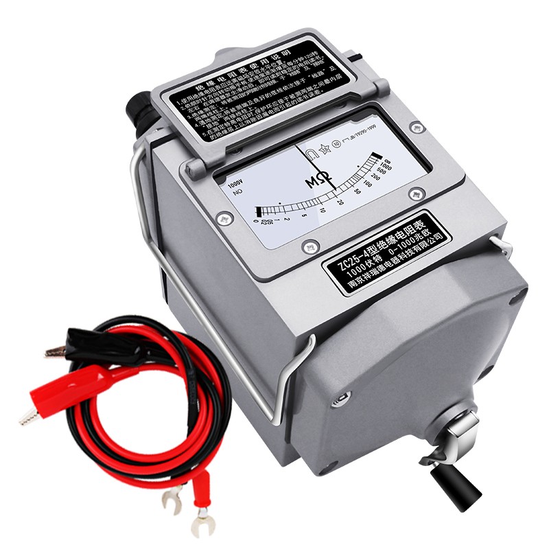 祥瑞德兆欧表0v指针式ZC电工摇表电阻表00V绝缘电阻测试仪