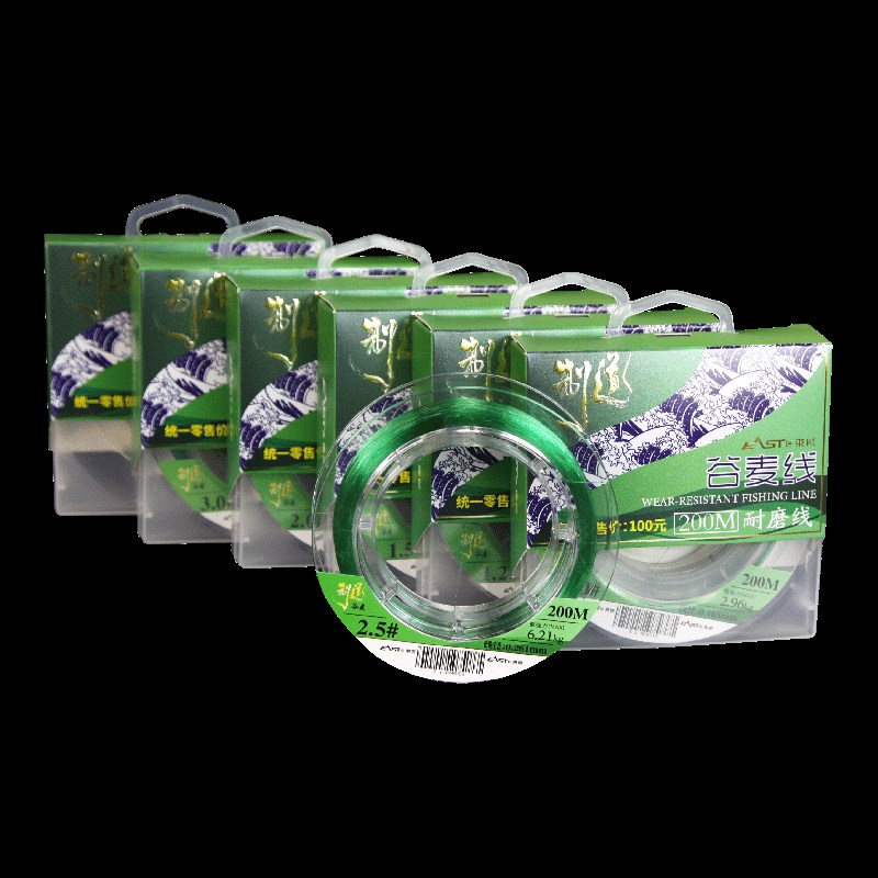 东区总部钓鱼线制道谷麦200米尼龙矶钓淡水线水库线海钓结实耐磨