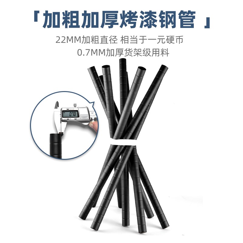 简易布衣柜卧室家用出租房组装全钢架加粗加厚结实耐用小户型衣橱