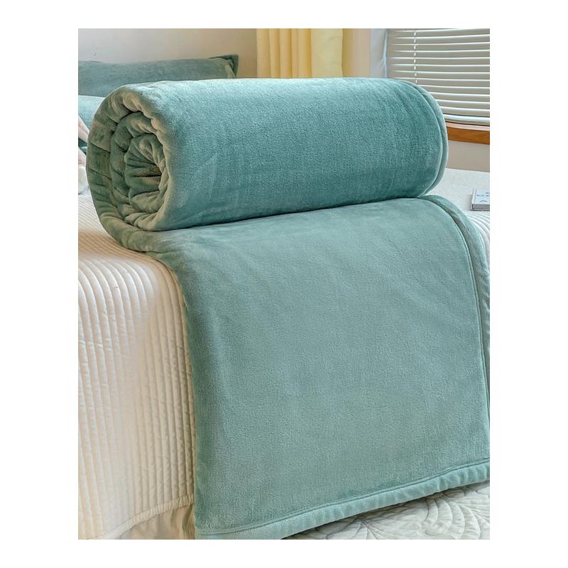毛毯珊瑚法兰绒毯子冬季加厚床单春秋被铺床上用夏天盖毯薄款夏季