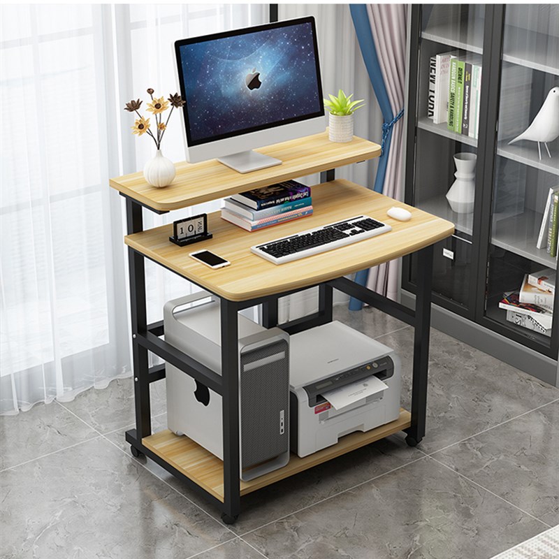 小型电脑桌家用台式迷你书桌可移动床边桌简易小户型07cm电脑桌