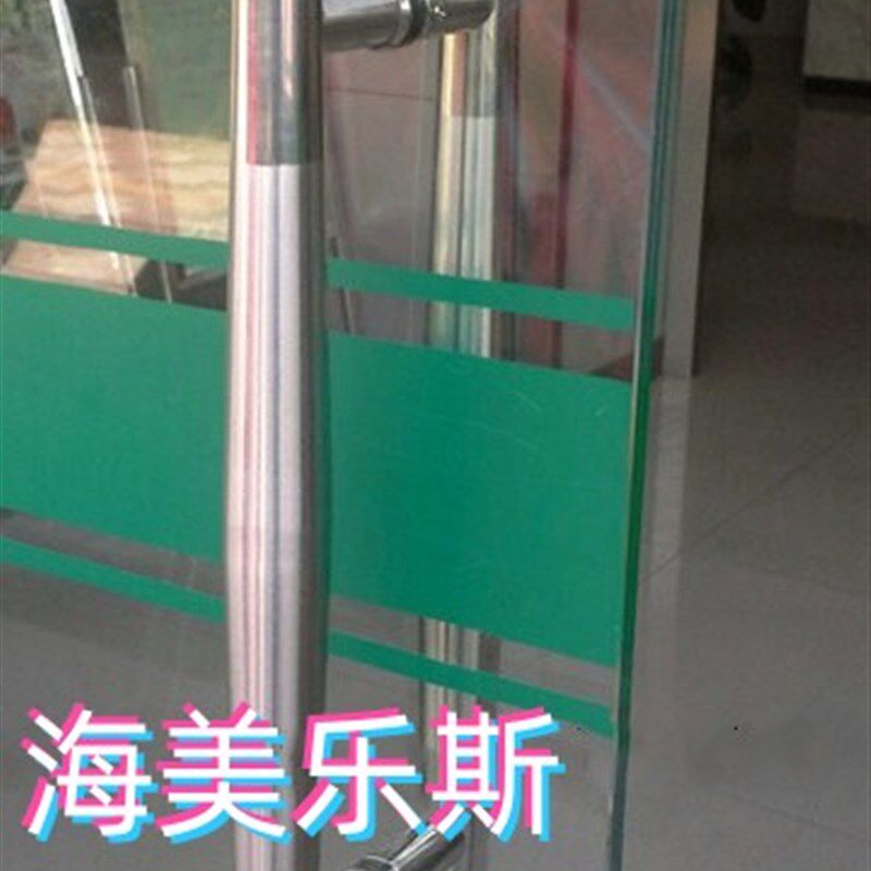 双尖有框无框玻璃门304拉手不锈钢化玻璃门大拉手 大门 木门把手