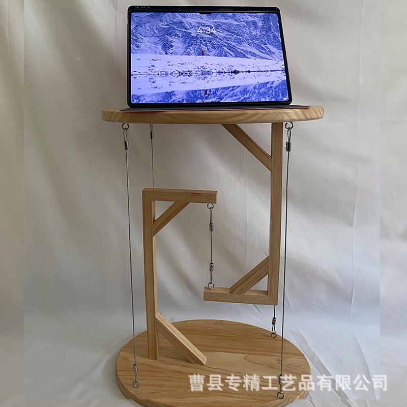 木质边几家客厅室迷你沙发边柜移/用动茶几置物架卧简床边桌约子