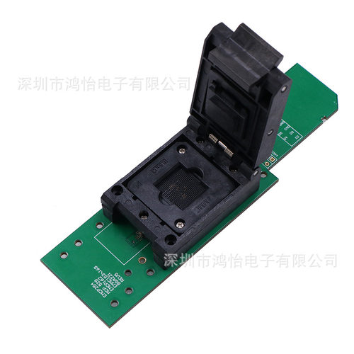 厂家手机字库烧录座短接口转SDeMMC169FBGA153测试座烧录座连接器