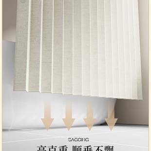 浴折叠浴帘隐形室防水防霉布淋帘F97HH677卫生间隔断浴干湿分套离