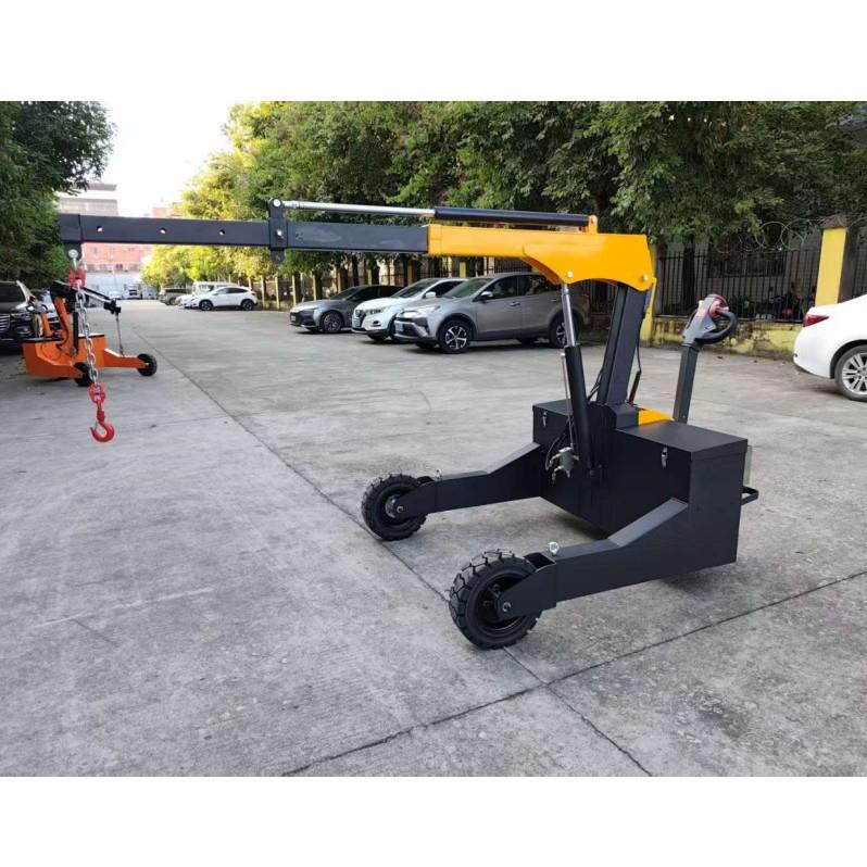 普夫电动越野吊臂车旋转0单吊平衡708吊车120k臂g尔小吊机模具升