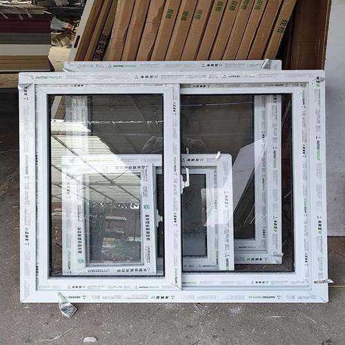 塑钢左右推拉窗易窗户自塑钢窗户DDK定简作老小区改室造装卧厕所