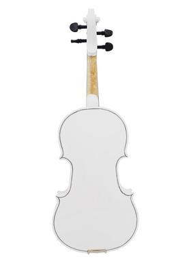 黑色白色提琴普小AV-102提琴实木小塑料配件成儿童初学小提琴送琴