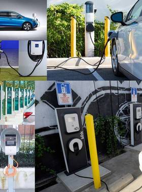 能源汽车配件锈箱钢充电箱壁挂支架式充电桩不保4892护新防水防盗