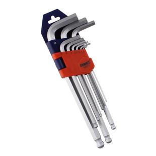 埃米9PCS六9件套公制加长球头内角扳11OLM12顿手011