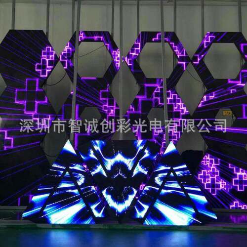 LED异形屏单面高清全彩广显示屏直播屏告异形LRX室内户外告广牌
