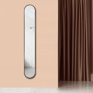 长条窄RZC镜子穿衣饰镜带框壁挂超试窄镜小户型装镜全身镜贴墙衣