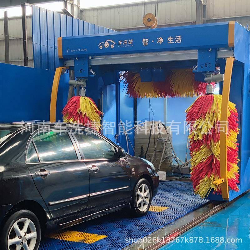 龙能门式全自动智备洗车机蜡泡沫打清LM5Z-01洗设厂家商用洗车机