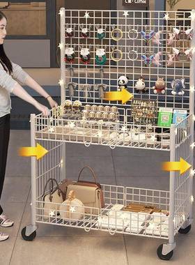 夜市摆地摊市网CFSGBW33车格促销移摆摊创业小推车超货架饰品折叠