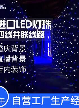 舞d婚台星空幕布婚庆背景13le布动态星光布背景布布庆置