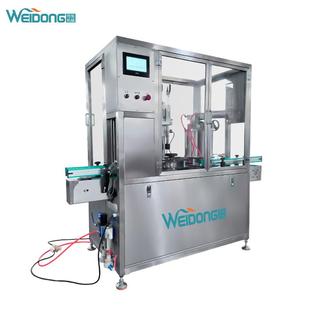 二元全自动气雾灌量装机生产专线灌口装封汽车除味剂NWW用定灌装