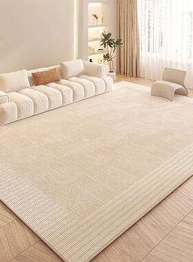 地法毯客厅免洗可擦防水卧防污2025新款白色免式奶RWN油风打理地